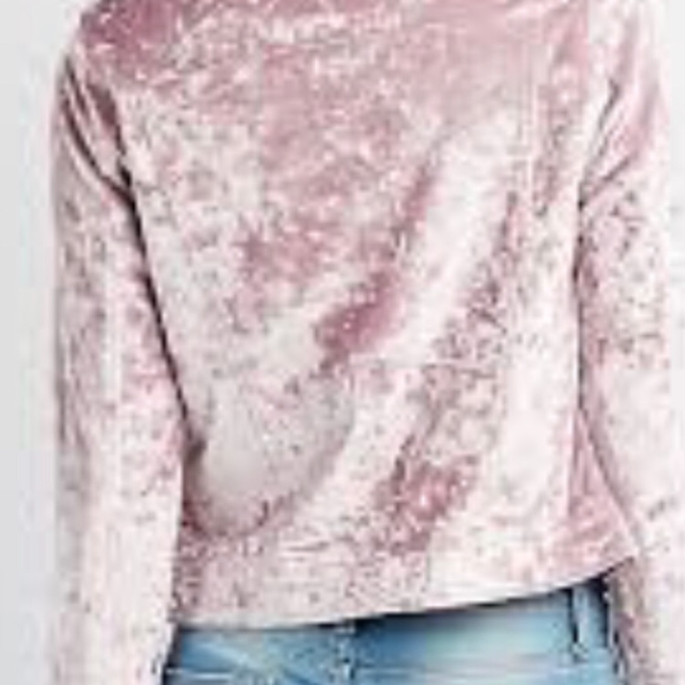 Crushed velvet jacket